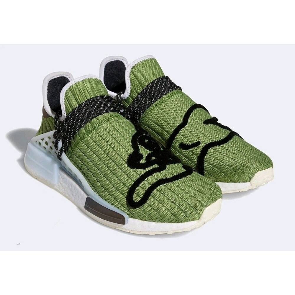 ADIDAS Originals x Pharrell BBC HU MND Running Dog Sneakers US 11 MEN RARE GREEN